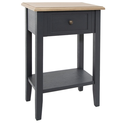 Brambly Cottage Berkey Solid + Manufactured Wood Bedside Table